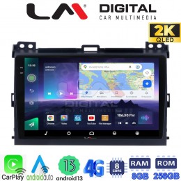 LM Digital - LM ZQ8384 GPS Οθόνη OEM Multimedia Αυτοκινήτου για TOYOTA LANDCRUISER J100 2003>2009   (CarPlay/AndroidAuto/BT/GPS/WIFI/GPRS) electriclife