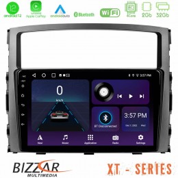 Bizzar xt Series Mitsubishi Pajero 2008-2009 4core Android12 2+32gb Navigation Multimedia Tablet 9 u-xt-Mt0557