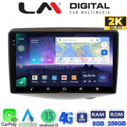 LM Digital - LM ZQ8402 GPS Οθόνη OEM Multimedia Αυτοκινήτου για Toyota Yaris 1999 > 2004 (CarPlay/AndroidAuto/BT/GPS/WIFI/GPRS) electriclife