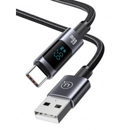 USAMS καλώδιο USB-C σε USB US-SJ673, 66W, 480Mbps, 1.2m, μαύρο