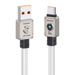 USAMS καλώδιο USB-C σε USB US-SJ686, 66W, 480Mbps, 1.2m, λευκό