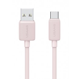 USAMS καλώδιο USB-C σε USB US-SJ688, 15W, 480Mbps, 1m, ροζ