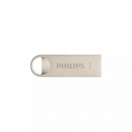 Philips Moon 64GB USB 2.0 Stick Ασημί (FM64FD160B/00) (PHIFM64FD160B-00)