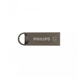 Philips Moon 64GB USB 3.1 Stick Ασημί (FM64FD165B/00) (PHIFM64FD165B-00)