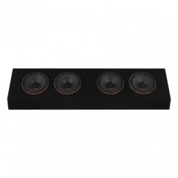 Pre-Loaded PRO SPL Enclosure (midrages) αυτοκινήτου 4 x 6.5" 240W Gas Audio Power PSB4X62VS