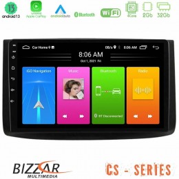 Bizzar cs Series 4core Android13 2+32gb Chevrolet Aveo 2006-2010 Navigation Multimedia Tablet 9 u-cs-Cv0725