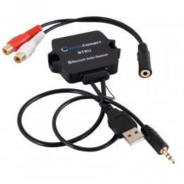 Bluetooth Audio Streamer RCA/3.5mm input, power from USB Auto-Connect 720BTRU
