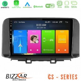 Bizzar cs Series 4core Android13 2+32gb Hyundai Kona 2018-2023 Navigation Multimedia Tablet 10 u-cs-Hy0342