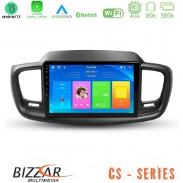 Bizzar cs Series 4core Android13 2+32gb kia Sorento 2018-2021 Navigation Multimedia Tablet 9 u-cs-Ki0248