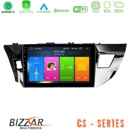 Bizzar cs Series 4core Android13 2+32gb Toyota Corolla 2014-2016 Navigation Multimedia Tablet 9 u-cs-Ty0008