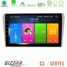 Bizzar cs Series 4core Android13 2+32gb Toyota Avensis t25 02/2003–2008 Navigation Multimedia Tablet 9 u-cs-Ty412n