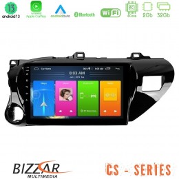 Bizzar cs Series 4core Android13 2+32gb Toyota Hilux 2017-2021 Navigation Multimedia Tablet 10 u-cs-Ty600