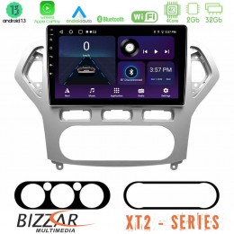 Bizzar xt2 Series 4core Android13 2+32gb Ford Mondeo 2007-2010 Auto a/c Navigation Multimedia Tablet 9 u-xt2-Fd0919a