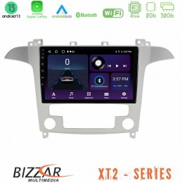 Bizzar xt2 Series Ford s-max 2006-2012 4core Android13 2+32gb Navigation Multimedia Tablet 9″ u-xt2-Fd409s