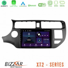 Bizzar xt2 Series 4core Android13 2+32gb kia rio 2011-2015 Navigation Multimedia Tablet 9 u-xt2-Ki0552