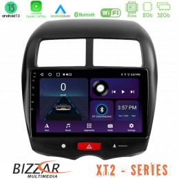 Bizzar xt2 Series 4core Android13 2+32gb Mitsubishi asx Navigation Multimedia Tablet 10 u-xt2-Mt0075