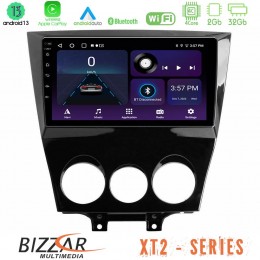 Bizzar xt2 Series 4core Android13 2+32gb Mazda rx8 2008-2012 Navigation Multimedia Tablet 9 u-xt2-Mz0452