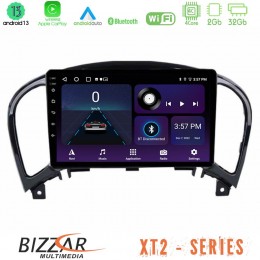 Bizzar xt2 Series 4core Android13 2+32gb Nissan Juke Navigation Multimedia Tablet 9 u-xt2-Ns0755