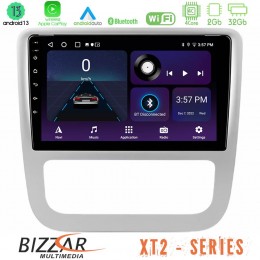 Bizzar xt2 Series 4core Android13 2+32gb vw Scirocco 2008-2014 Navigation Multimedia Tablet 9 u-xt2-Vw0057sl