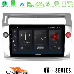 Cadence qg Series 8core Android13 4+64gb Citroen c4 2004-2010 Navigation Multimedia Tablet 9 u-qg-Ct0812