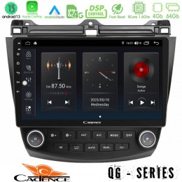 Cadence qg Series 8core Android13 4+64gb Honda Accord 2002-2008 Navigation Multimedia Tablet 10 u-qg-Hd0669