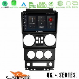 Cadence qg Series 8core Android13 4+64gb Jeep Wrangler 2008-2010 Navigation Multimedia Tablet 9 u-qg-Jp023n