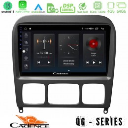 Cadence qg Series 8core Android13 4+64gb Mercedes s Class 1999-2004 (W220) Navigation Multimedia Tablet 9 u-qg-Mb0765b