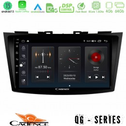 Cadence qg Series 8core Android13 4+64gb Suzuki Swift 2011-2016 Navigation Multimedia Tablet 9 u-qg-Sz523
