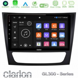 Clarion Gl300 Series 4core Android11 2+32gb Mercedes e Class / cls Class Navigation Multimedia Tablet 9 με Carplay &Amp; Android Auto u-gl3-Mb0760