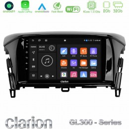Clarion Gl300 Series 4core Android11 2+32gb Mitsubishi Eclipse Cross Navigation Multimedia Tablet 9 με Carplay &Amp; Android Auto u-gl3-Mt2021