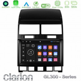 Clarion Gl300 Series 4core Android11 2+32gb vw Touareg 2002 – 2010 Navigation Multimedia Tablet 9 με Carplay & Android Auto u-gl3-Vw0849