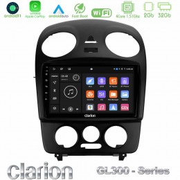 Clarion Gl300 Series 4core Android11 2+32gb vw Beetle Navigation Multimedia Tablet 9 με Carplay &Amp; Android Auto u-gl3-Vw1059