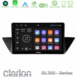 Clarion Gl300 Series 4core Android11 2+32gb bmw χ1 e84 Navigation Multimedia Tablet 10 με Carplay &Amp; Android Auto u-gl3-Bm0846