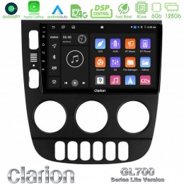 Clarion Gl700 Lite Series 8core Android11 6+128gb Mercedes ml Class 1998-2005 Navigation Multimedia Tablet 9 με Carplay &Amp; Android Auto u-G76l-Mb1418