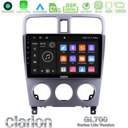 Clarion Gl700 Lite Series 8core Android11 6+128gb Subaru Forester 2003-2007 Navigation Multimedia Tablet 9 με Carplay &Amp; Android Auto u-G76l-Su0470