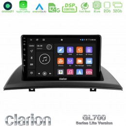 Clarion Gl700 Lite Series 8core Android11 2+32gb bmw e83 Navigation Multimedia Tablet 9 με Carplay &Amp; Android Auto u-G72l-Bm0780