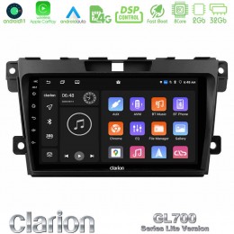 Clarion Gl700 Lite Series 8core Android11 2+32gb Mazda cx-7 2007-2011 Navigation Multimedia Tablet 9 με Carplay &Amp; Android Auto u-G72l-Mz968