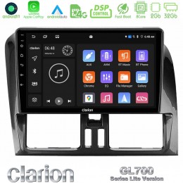 Clarion Gl700 Lite Series 8core Android11 2+32gb Volvo Xc60 2009-2012 Navigation Multimedia Tablet 9 με Carplay &Amp; Android Auto u-G72l-Vl0468