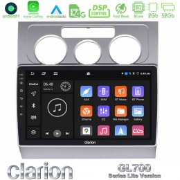 Clarion Gl700 Lite Series 8core Android11 2+32gb vw Touran 2003-2011 Navigation Multimedia Tablet 10 με Carplay & Android Auto u-G72l-Vw1001