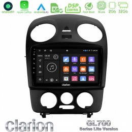 Clarion Gl700 Lite Series 8core Android11 2+32gb vw Beetle Navigation Multimedia Tablet 9 με Carplay & Android Auto u-G72l-Vw1059