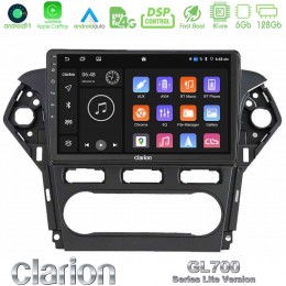 Clarion Gl700 Lite Series 8core Android11 6+128gb Ford Mondeo 2011-2014 Navigation Multimedia Tablet 9 με Carplay &Amp; Android Auto u-G76l-Fd0920