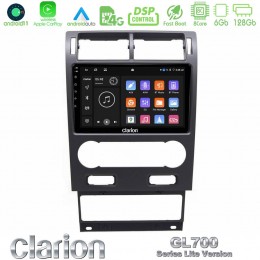 Clarion Gl700 Lite Series 8core Android11 6+128gb Ford Mondeo 2004-2007 Navigation Multimedia Tablet 9 με Carplay &Amp; Android Auto u-G76l-Fd1064
