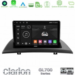 Clarion Gl700 Series 8core Android13 4+64gb bmw e83 Navigation Multimedia Tablet 9 με Carplay &Amp; Android Auto u-gl7-Bm0780