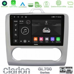 Clarion Gl700 Series 8core Android13 4+64gb Ford Focus Auto ac Navigation Multimedia Tablet 9 με Carplay &Amp; Android Auto u-gl7-Fd0041a