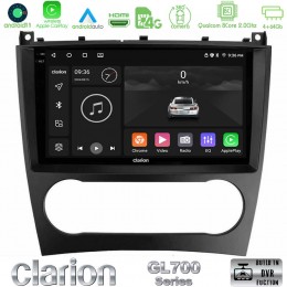 Clarion Gl700 Series 8core Android11 4+64gb Mercedes W203 Facelift Navigation Multimedia Tablet 9 με Carplay &Amp; Android Auto u-gl7-Mb0926
