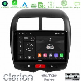 Clarion Gl700 Series 8core Android11 4+64gb Mitsubishi asx Navigation Multimedia Tablet 10 με Carplay &Amp; Android Auto u-gl7-Mt0075