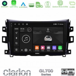 Clarion Gl700 Series 8core Android11 4+64gb Nissan Navara Np300 Navigation Multimedia Tablet 9 με Carplay &Amp; Android Auto u-gl7-Ns0340