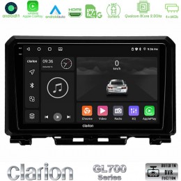 Clarion Gl700 Series 8core Android13 4+64gb Suzuki Jimny 2018-2022 Navigation Multimedia Tablet 9 με Carplay &Amp; Android Auto u-gl7-Sz0546