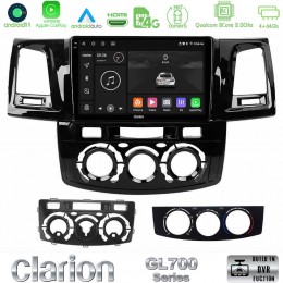 Clarion Gl700 Series 8core Android13 4+64gb Toyota Hilux 2007-2011 Navigation Multimedia Tablet 9 με Carplay &Amp; Android Auto u-gl7-Ty0571