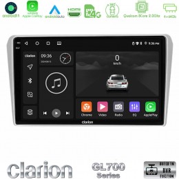 Clarion Gl700 Series 8core Android11 4+64gb Toyota Avensis t25 02/2003–2008 Navigation Multimedia Tablet 9 με Carplay &Amp; Android Auto u-gl7-Ty412n